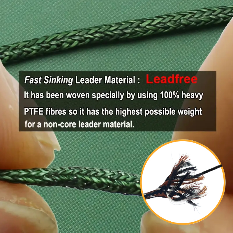 3/6pc carpa linha de pesca pro - Leader Line avaliação e preço